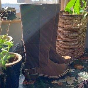 Sorel tall leather boots